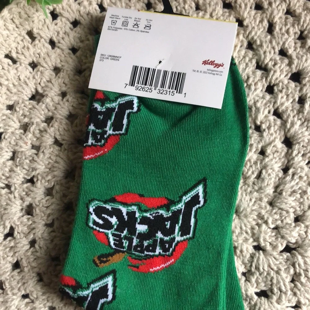 Crazy Socks Kellogg’s APPLE JACKS Men’s Crew Socks